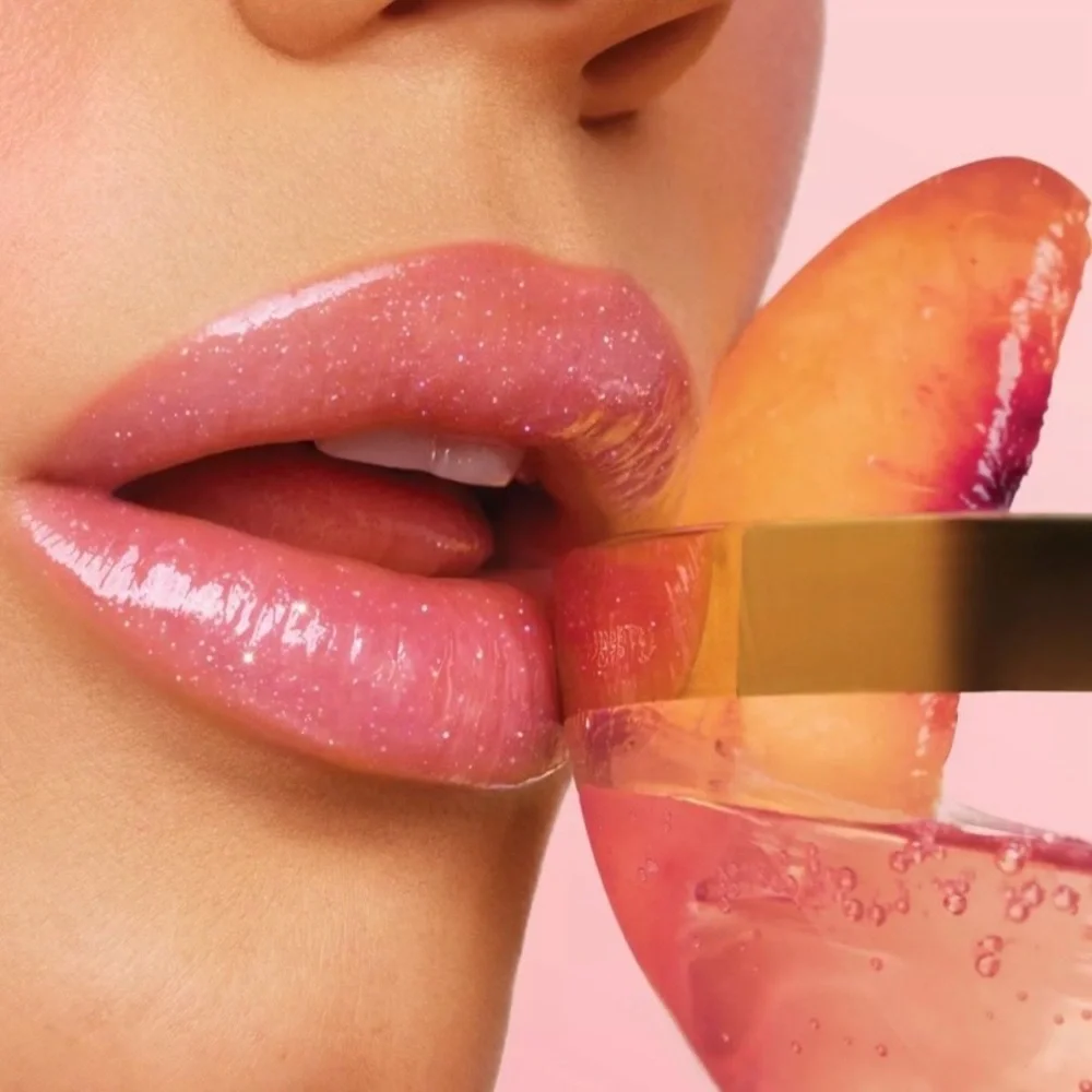 Polite Society Polite Pout Glossy Lip Balm — Peach Bellini 15g-.50 OZ